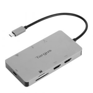 TARGUS – USB-C UNIVERSAL DUAL HDMI 4K DOCKING STATION WITH 100W POWER DELIVERY PASS-THRU | T4T-DOCK423EU