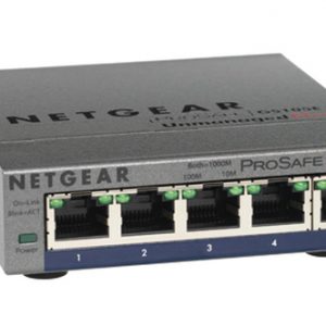 NETGEAR PROSAFE GS105PE – 5 PORT GIGABIT | T4T-GS105PE-10000S