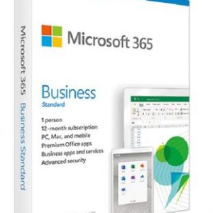 Microsoft 365 Business Standard (Medialess. 1 Yr Subscription) | T4T-KLQ-00500