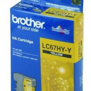 BROTHER YELLOW INK CARTRIDGE – DCP6690CW / MFC-6490CW – 750 PGS | T4T-LC67YHY