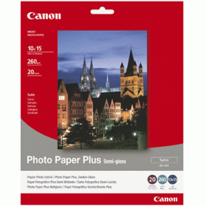CANON – INKJET PHOTO – PAPER SG-201 4X 6 (1 BOX OF 50 SHEETS SEMI-GLOSS) | T4T-SG-201-4X6