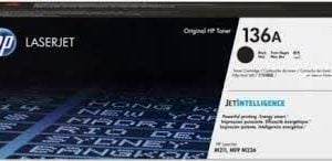 HP # 136A Black Original LaserJet Toner Cartridge | T4T-W1360A